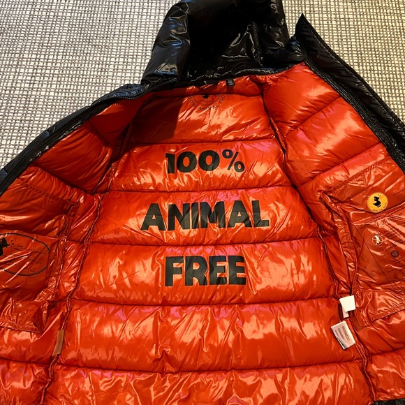 Girls Save the Duck Black Puffer Jacket - Picture 6 of 12